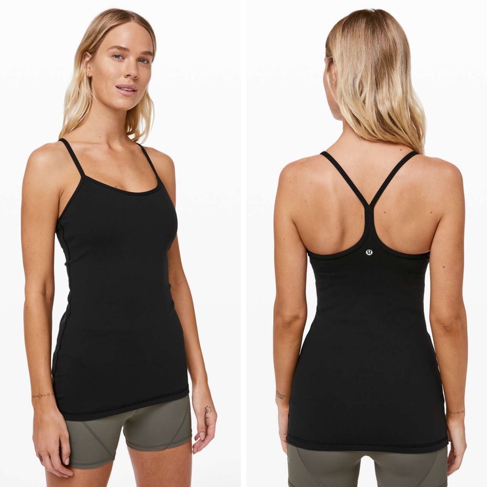 Lululemon Power Y Tank size 6 black